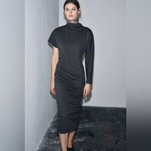 Zara ASYMMETRIC LONG DRESS